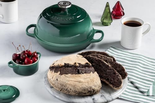Le Creuset Enameled Cast Iron Round Bread Oven, 9.5 inch,Artichaut/Crucible - Image 5
