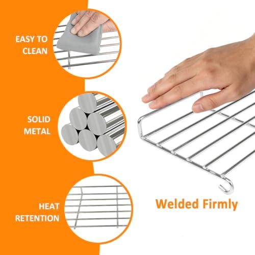 66044 Stainless Steel Warming Rack for Weber Genesis II 300 Series - Image 2