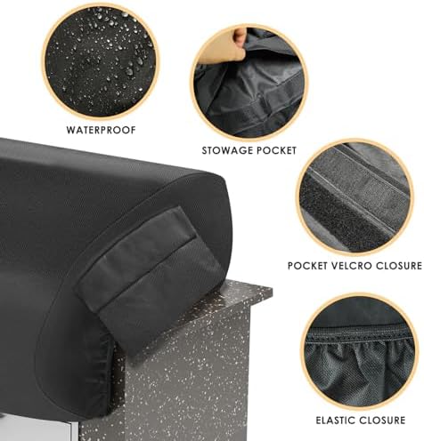 Built-in Grill Cover for Blaze 40 Inch 5-Burner Gas Grill - Image 3