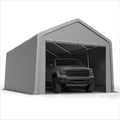 Aoxun 13x20 FT Outdoor Carport Garage Tent, Waterproof Storage Shed, Gray by Aoxun