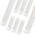 XLNYUUI Led Shop Lights,4FT LED Light 50W 6500K 7000LM Led Daylight,Garage Light Linkable Clear Cover Integrated V-Shape for Garage Warehouse Workbench Workshop(8-Pack) by XLNYUUI