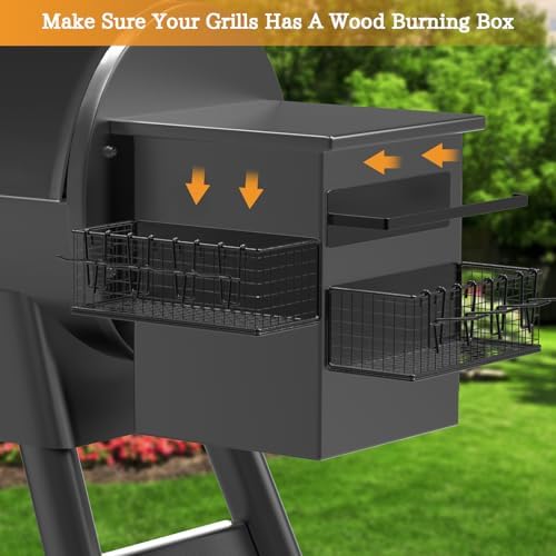 2 Pack Magnetic Storage Bins and Paper Towel Holder for Traeger Grills - Image 3