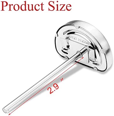 Hiorucet Grill Lid Thermometer Heat Indicator Replacement for Charbroil 463271314, 463247412, 463247512, 463225315, 463434313 Grill Model, BBQ Grill Temperature Gauge Replacement Part for Char-Broil. - Image 3