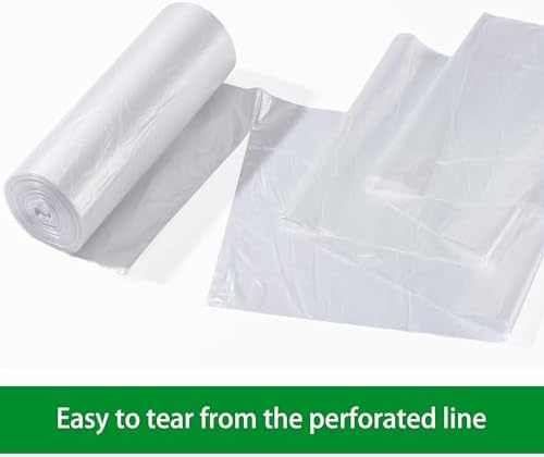 TYPLASTICS 55 Gallon Clear Trash Can Liners - 36" x 60" - Image 6