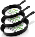 NutriChef 3 Pieces Pre-Seasoned Cast Iron Skillets by NutriChef%E2%84%A2Kitchen