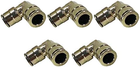 Misting Fittings (3/8 Push Lock Coupling Elbow-Pack of 5) by Mistcooling
