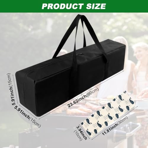 Grill Tool Storage Bag, 23.6 Inch Oxford Cloth BBQ Carry Bag - Image 2