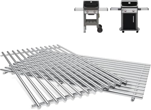 QuliMetal 17.5 Inch Grill Grates for Weber Spirit 200 & GS4 II 200 Sreies by QuliMetal