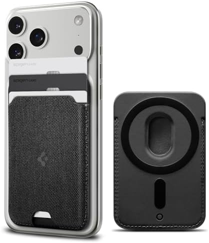 Spigen for MagSafe Wallet, Holds 3 Cards, Strong Magnet, Urban Fit MagFit by Spigen