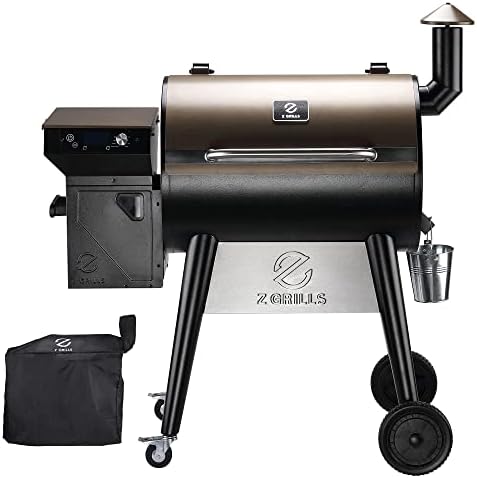 Z GRILLS 7002C Pellet Smoker, 697 sq in, LCD Screen,PID 3.0 by ZGRILLS