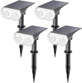 Linkind Solar Lights Outdoor Waterproof Landscape Spotlight Daylight 4 Pack by Linkind