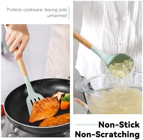 Camping Cooking Utensils Set, Silicone Cookware for Travel BBQ - Image 3
