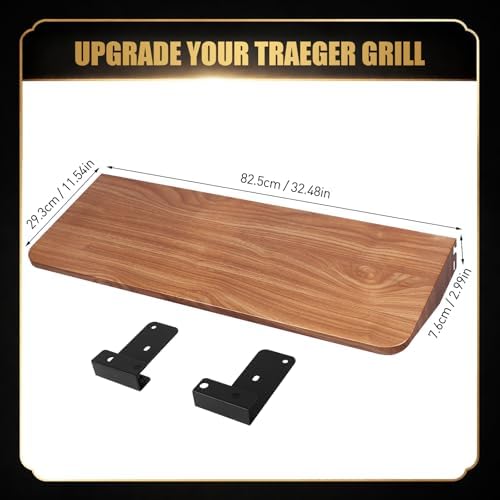 QuliMetal Foldable Front Shelf for Traeger Pro 780 and Ironwood 885 - Image 2