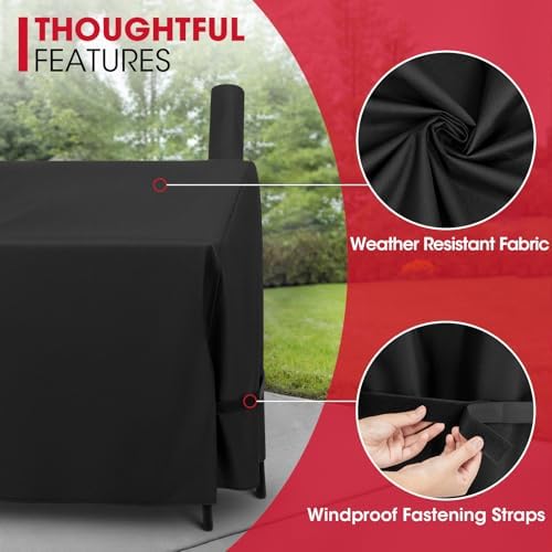 Unicook Offset Smoker Cover 60 Inch, Heavy Duty Waterproof Grill Cover - Image 6