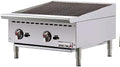 Winco 24" Commercial Natural Gas Charbroil Grill, 2 Burner by Winco