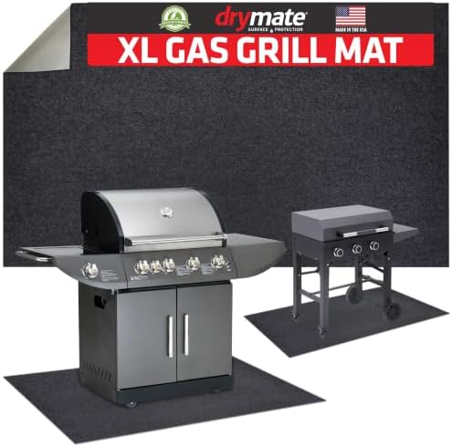 Drymate Under Grill Mats for Outdoor Grill & Griddle, USA Made, 36x59 XL by Drymate