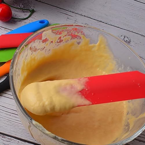 3 Pcs Jar Spatula,Sourdough Spatula with Long Handle,Silicone Skinny Spatulas Scraper for Jars - Image 4