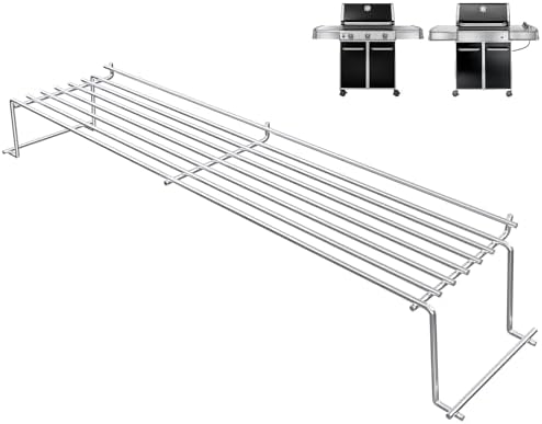 QuliMetal Stainless Steel Warming Rack for Weber Genesis 300 Series by QuliMetal