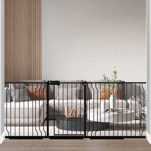 Fairy Baby 81.1-85.8 Inch Extra Wide Baby Gate for Stairs & Doorways Indoor by FairyBaby