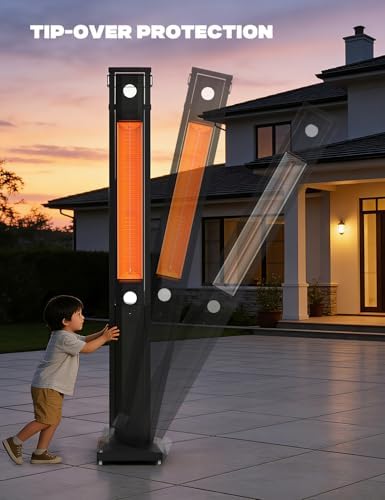 onlyfire FlexRay 80" Electric Infrared Patio Heater for Indoor Outdoor - Image 6