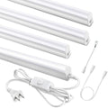 T5 LED Shop Lights 4FT, 20W 2300lm 6500K, Cabinet and Garage Light 4 Pack by SUNLINKCO