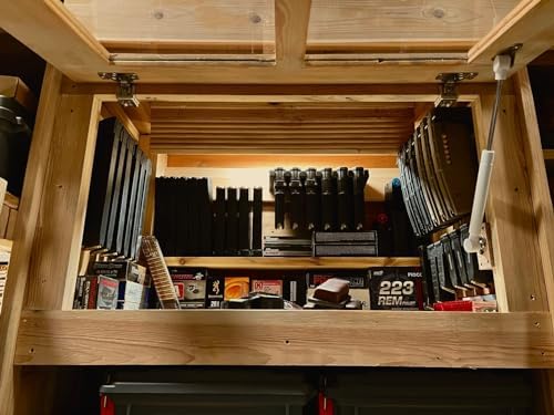Aoanoko PMAG Rack Wall Mount,Mag Holder|AR Magazine Hodler|Wall Mount Display Mag Storage,Home Magazine Storage Rack,Mag Rack for Gun Safe,Locker,Cabinet,Wall - Image 4