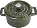 Staub Cast Iron 0.25-qt Mini Round Cocotte - Basil, Made in France by Unknown
