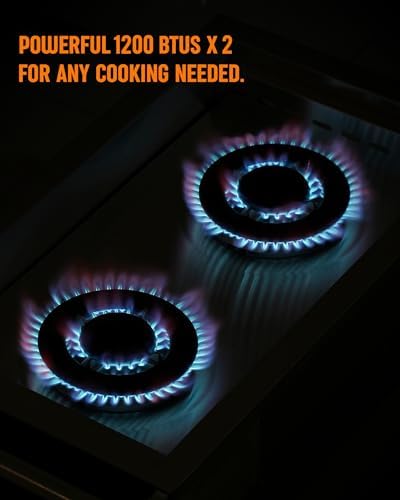 Hygrill Double Side Burners, Natural Gas Built-in Burners for Outdoor Grill - Image 3