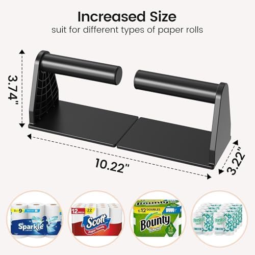 Magnetic Paper Towel Holder, Adjustable No-Drill Paper Towel Holder - Image 3
