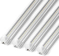Barrina T8 LED Shop Lights 8FT, 72W 10000LM 5000K, High Output, 4 Packs by Barrina