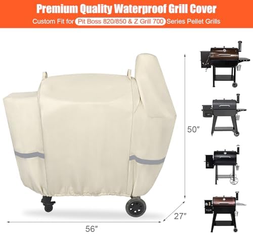 QuliMetal Grill Cover for Pit Boss 850/820/Z Grill 700 Series - Image 2