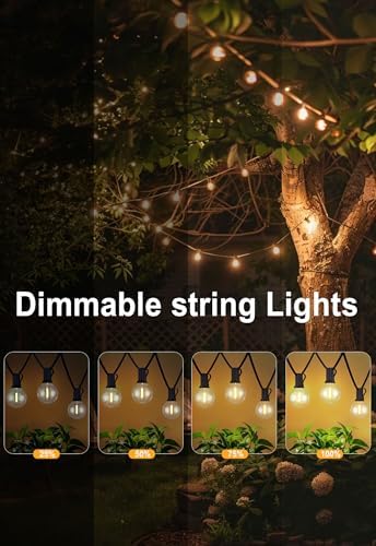 Outdoor String Lights 200FT Wateproof Outside Lighting for Patio Backyard - Image 3