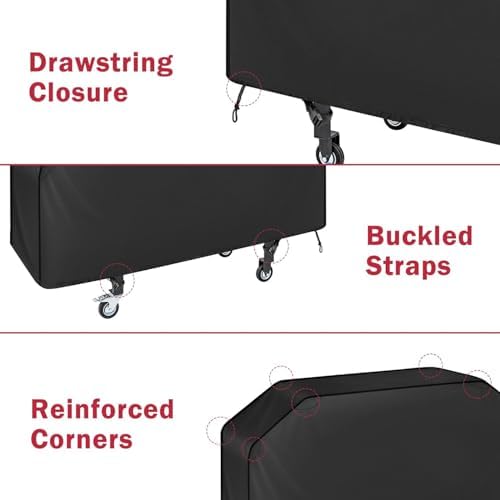 iCOVER 36 inch Griddle Cover for Blackstone, Waterproof Flat Top Grill Cover, Fits Camp Chef, Blackstone 1528 & 4 Burner Griddle - Image 3