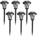 GIGALUMI Solar Pathway Lights Outdoor, Metal Glass & ABS Landscape Lights by GIGALUMI