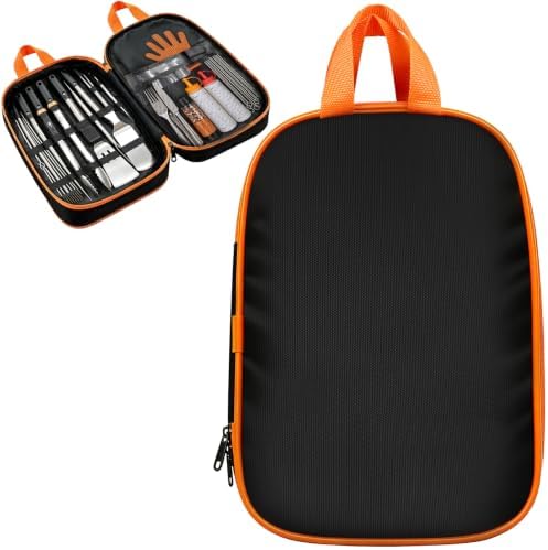 Grill Tool Storage Bag for Outdoor Barbecue, 15 in, Multi-Compartmen by Unknown