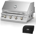 Hygrill STD Series 32-Inch Built In Grill, Stainless Steel 4-Burner Grill by Stanbroil