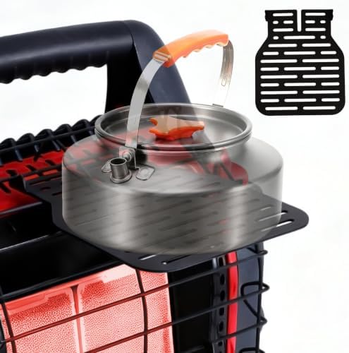 Heater Bracket, Compatible with Mr. Heater Buddy MH9BX, MH12HB, MH18B, Cooker Plate Grill Attachment Portable Cooking Grate, Multi-Purpose Holder for Outdoor by Ourhom