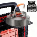 Heater Bracket, Compatible with Mr. Heater Buddy MH9BX, MH12HB, MH18B, Cooker Plate Grill Attachment Portable Cooking Grate, Multi-Purpose Holder for Outdoor by Ourhom