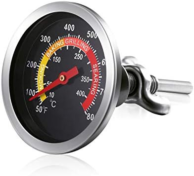 Frienda 3 Packs Charcoal Grill Temperature Gauge Thermometer Gauge Wood Barbecue Charcoal Grill Thermometer Heat Indicator for Lamb Beef Meat Cooking, 2-3/8 Inch Dial and 2-7/8 Inch Stem - Image 6