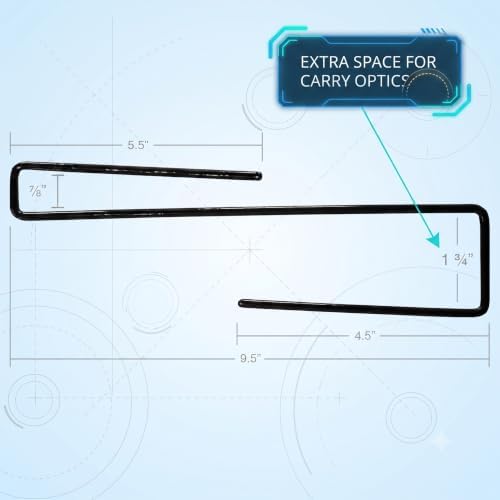 Carry Optic Handgun Hangers: Pistol Hangers for Gun Safe or Cabinet 2-Pack - Image 4