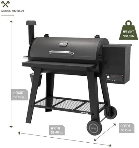Oakford 930 Wood Pellet Smoker Grill with I-Site View Indicator & Smart App - Image 4