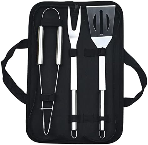 BBQ Grill BBQ Accessories, Stainless Steel Grill Tools Grilling Accessories Grill Set Barbecue Grill Accessories for Outdoor Grill, BBQ Tools Grill Utensils Grilling Tools by SUJAYU