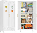 75"Kitchen Pantry Cabinet, Storage Cabinet with Doors and Shelves by SteelLifeNeatlyOrganized