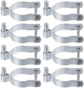 Hicarer 8 Pcs Chain Link Post Gate Hinge 2 7/8" OD X 5/8" Galvanized by Hicarer