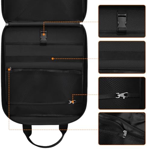 Large Camp Kitchen Organizer, High Capacity Camping Cooking Utensils Bag, with Paper Towel Holder, Multi-pocket Waterproof Camping Utensils Holder for BBQ Outdoor Cooking Essentials - Image 5