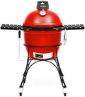 Kamado Joe Classic Joe Series II 18-inch Ceramic Charcoal Grill and Smoker with Cart, Side Shelves, Stainless Steel Grates and 250 Cooking Square Inches in Red, Model KJ-23RHC by Unknown