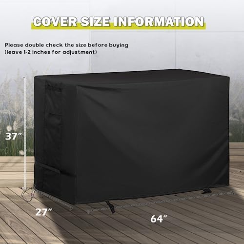 Griddle Cover for Royal Gourmet GB8001B 8-Burner Gas Grill, Flat Top Grill Cover for Royal Gourmet GB8003 8-Burner Outdoor Griddle-Waterproof - Image 7