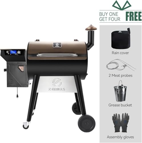 Z GRILLS 8-in-1 Electric Wood Pellet Grill & Smoker, PID V3.0,7002C - Image 3