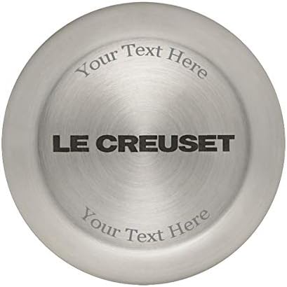 Le Creuset Enameled Cast Iron Signature Round Dutch Oven with Personalized Knob Engraving, 4.5 qt. by Unknown