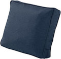 Classic Accessories Montlake FadeSafe Patio Lounge Chair/LoveSeat Back Cushion, 21 x 22 x 4 Inch, Heather Indigo, Patio Furniture Cushions by ClassicAccessories